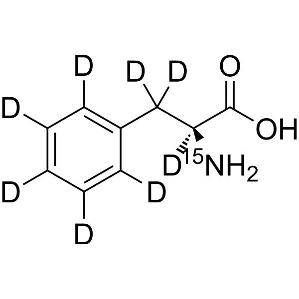 L-Phenylalanine-15N,d8 ((S)-2-Amino-3-phenylpropionic acid-15N,d8)
